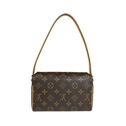 Louis Vuitton Recital Monogram Handbag Canvas M51900 Brown Women's LOUIS VUITTON