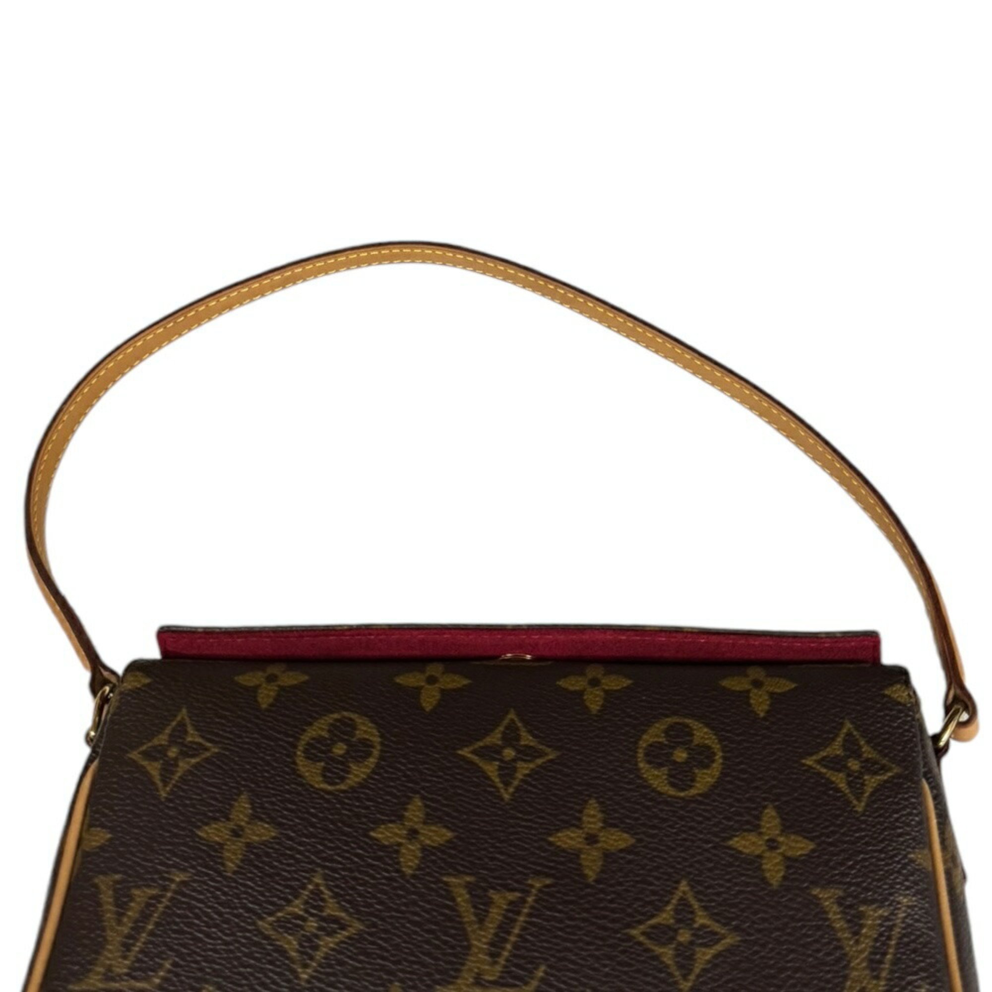 Louis Vuitton Recital Monogram Handbag Canvas M51900 Brown Women's LOUIS VUITTON