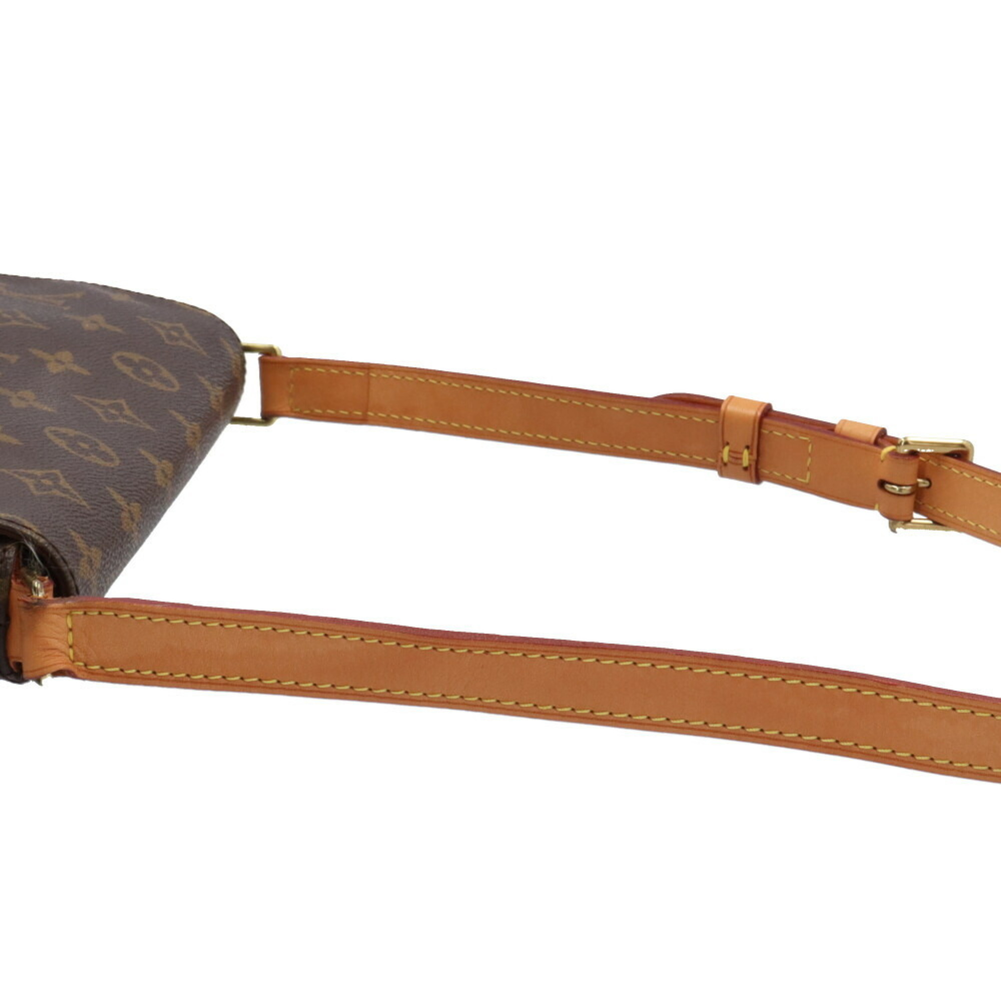 Louis Vuitton Musette Tango Short Monogram Shoulder Bag Canvas M51388 Brown Women's LOUIS VUITTON