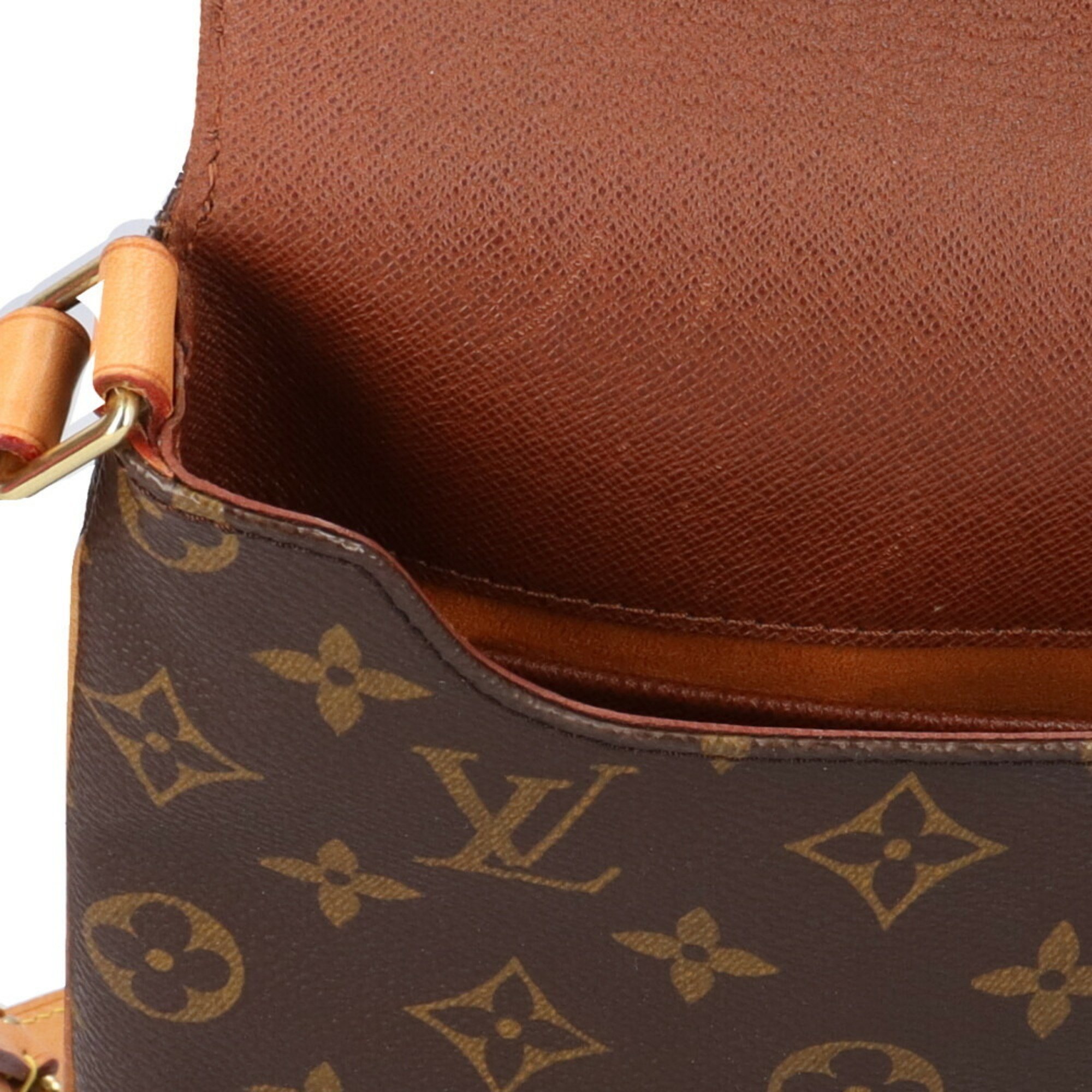 Louis Vuitton Musette Tango Short Monogram Shoulder Bag Canvas M51388 Brown Women's LOUIS VUITTON