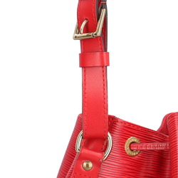 Louis Vuitton Noe Epi Shoulder Bag Leather M59007 Red Women's LOUIS VUITTON