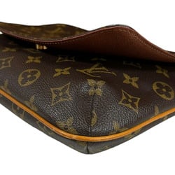 Louis Vuitton Musette Tango Short Monogram Shoulder Bag Canvas M51257 Brown Women's LOUIS VUITTON