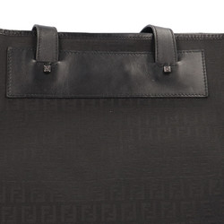 Fendi Zucchino Tote Bag Canvas Black Unisex FENDI