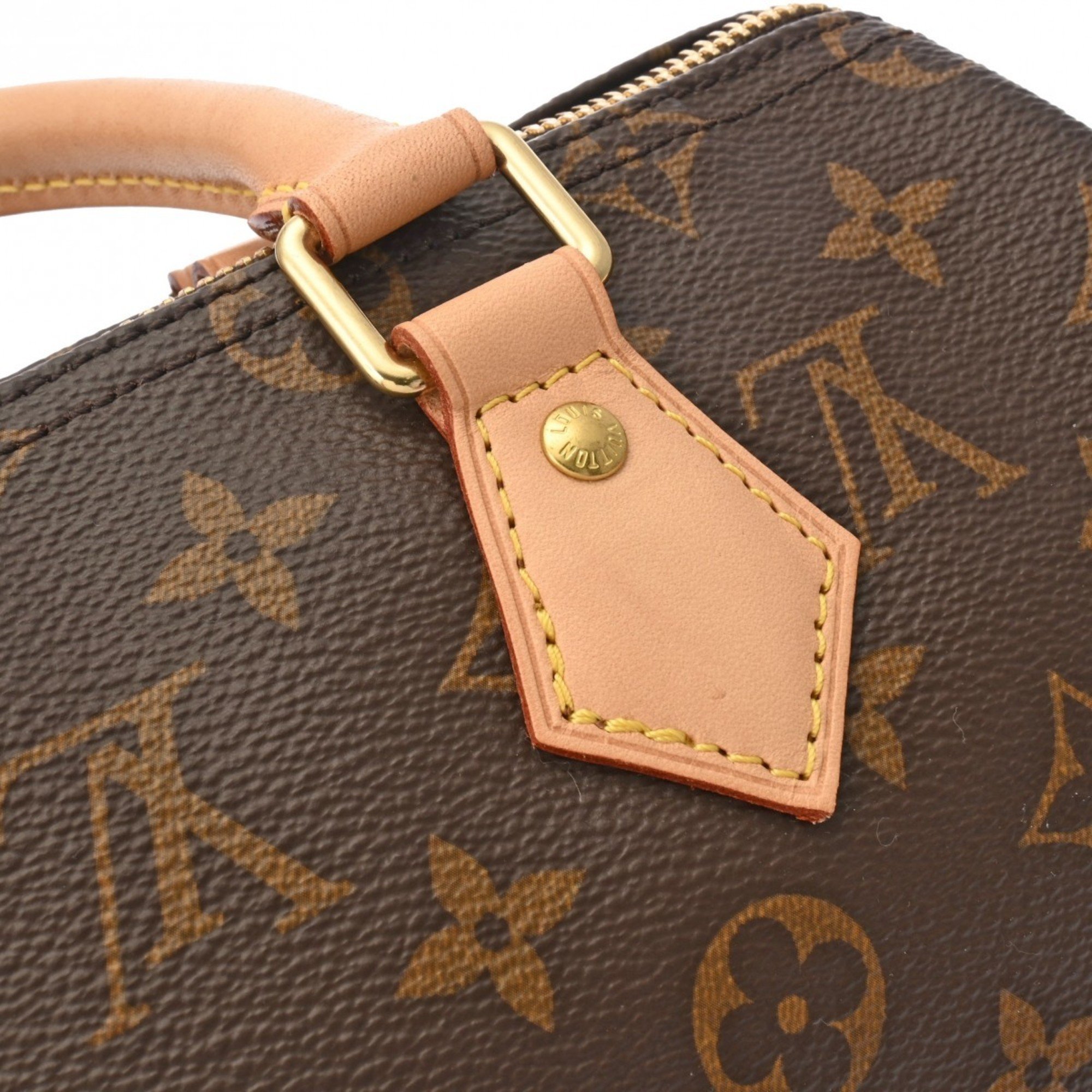 LOUIS VUITTON Louis Vuitton Monogram Speedy 25 Current Brown M41109 Women's Canvas Handbag