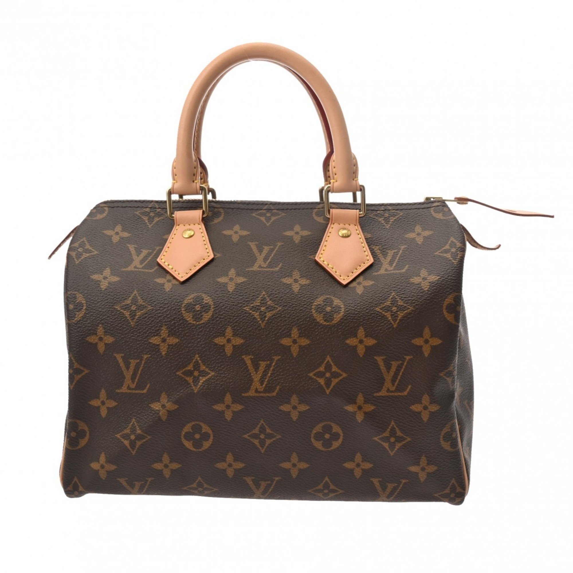 LOUIS VUITTON Louis Vuitton Monogram Speedy 25 Current Brown M41109 Women's Canvas Handbag