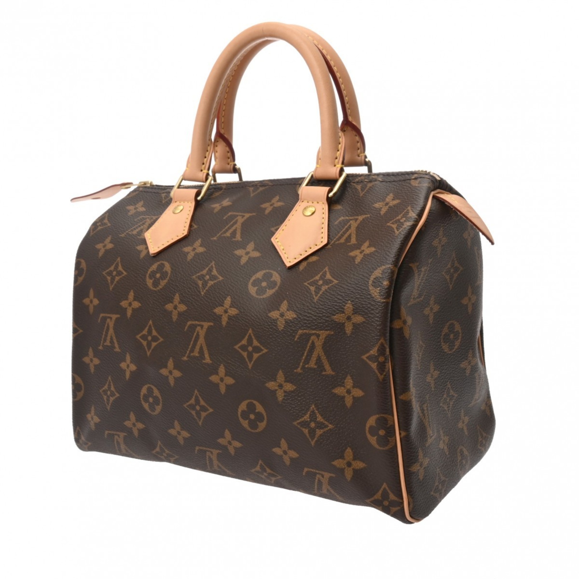 LOUIS VUITTON Louis Vuitton Monogram Speedy 25 Current Brown M41109 Women's Canvas Handbag