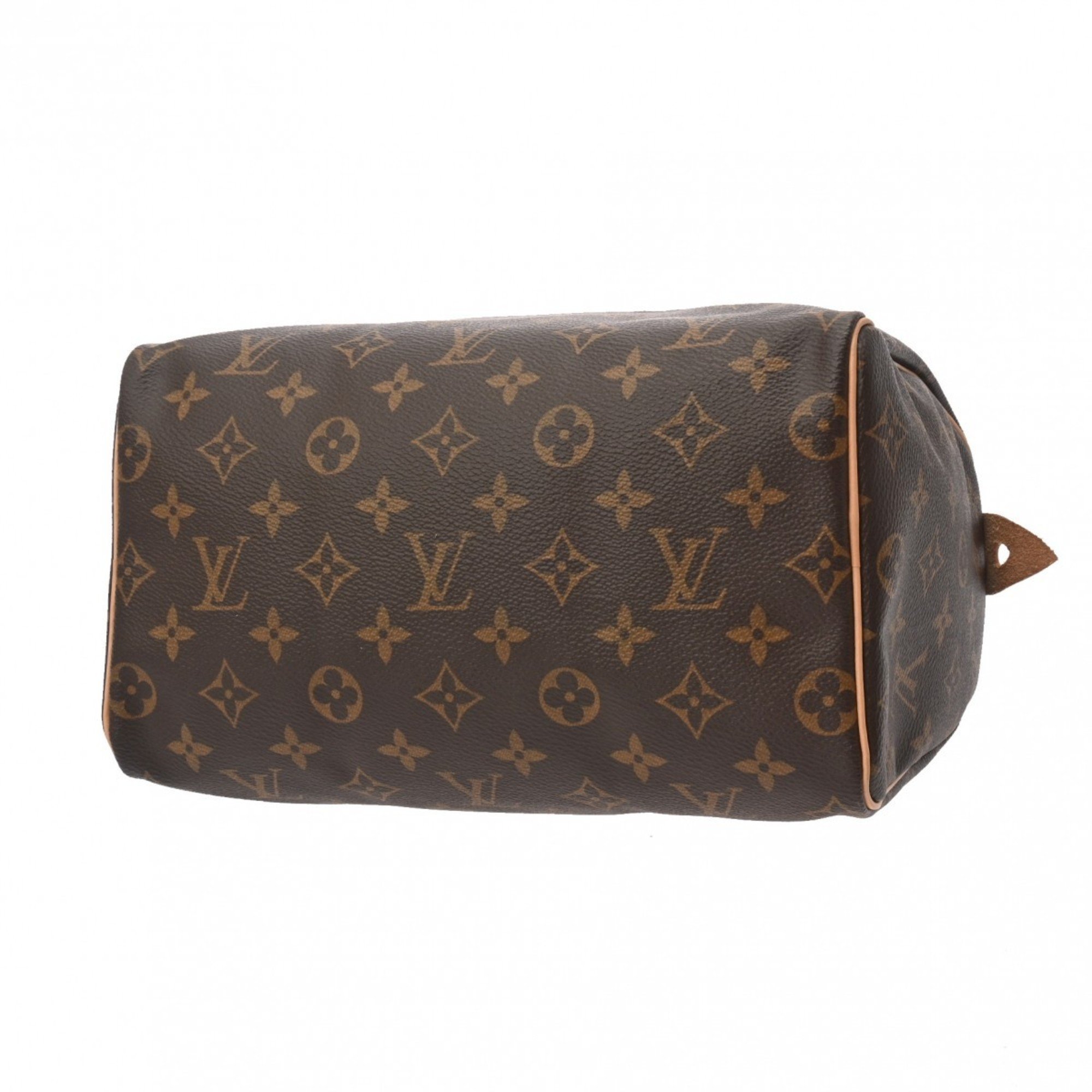 LOUIS VUITTON Louis Vuitton Monogram Speedy 25 Current Brown M41109 Women's Canvas Handbag