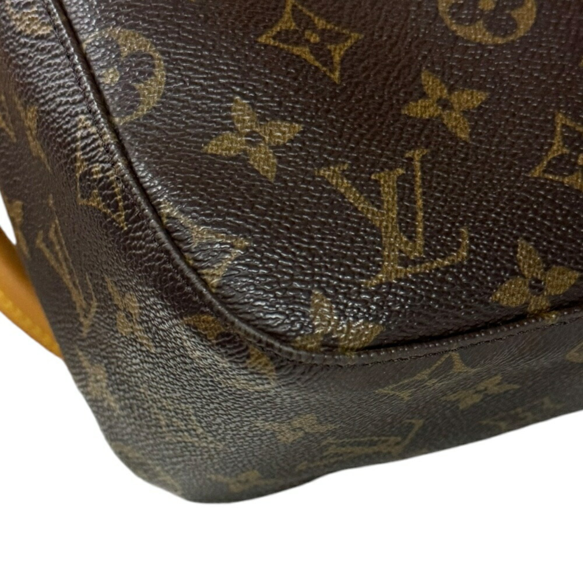 Louis Vuitton Looping MM Monogram Shoulder Bag Canvas M51146 Brown Women's LOUIS VUITTON