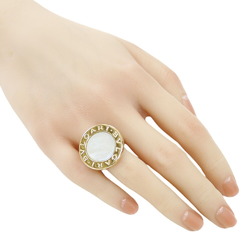 BVLGARI BIG SHELL RING Size 11 18K Shell Women's