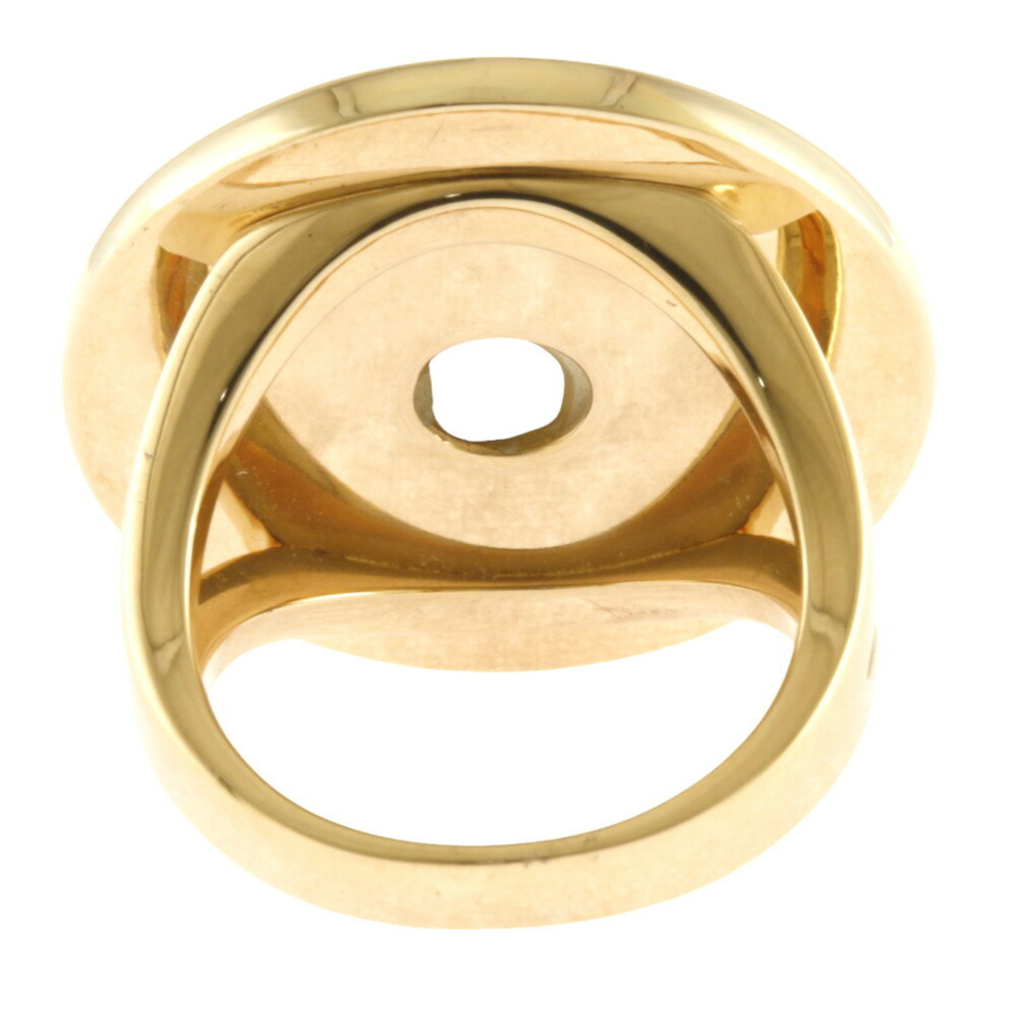 BVLGARI BIG SHELL RING Size 11 18K Shell Women's