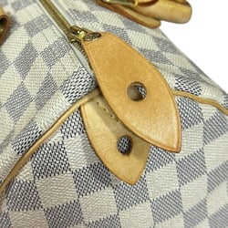 Louis Vuitton Speedy 30 Damier Azur Handbag Canvas N41533 White Women's LOUIS VUITTON