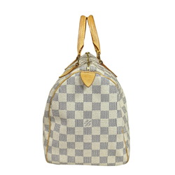 Louis Vuitton Speedy 30 Damier Azur Handbag Canvas N41533 White Women's LOUIS VUITTON