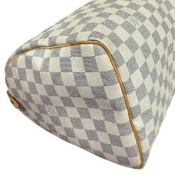 Louis Vuitton Speedy 30 Damier Azur Handbag Canvas N41533 White Women's LOUIS VUITTON