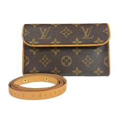 Louis Vuitton Pochette Florentine Monogram Waist Bag Canvas M51855 Brown Women's LOUIS VUITTON