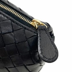 Bottega Veneta Pouch Intrecciato Nappa Tick Case Leather Black 164818 BOTTEGA VENETA Mesh TT-13617