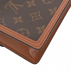 LOUIS VUITTON Louis Vuitton Monogram Reverse Portefeuille Dauphine Brown M68746 Women's Canvas Shoulder Bag