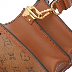 LOUIS VUITTON Louis Vuitton Monogram Reverse Dauphine MINI Brown M44580 Women's Canvas Shoulder Bag