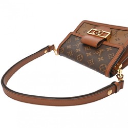 LOUIS VUITTON Louis Vuitton Monogram Reverse Dauphine MINI Brown M44580 Women's Canvas Shoulder Bag