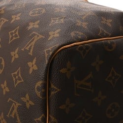 LOUIS VUITTON Louis Vuitton Monogram Keepall 55 Brown M41424 Unisex Canvas Boston Bag