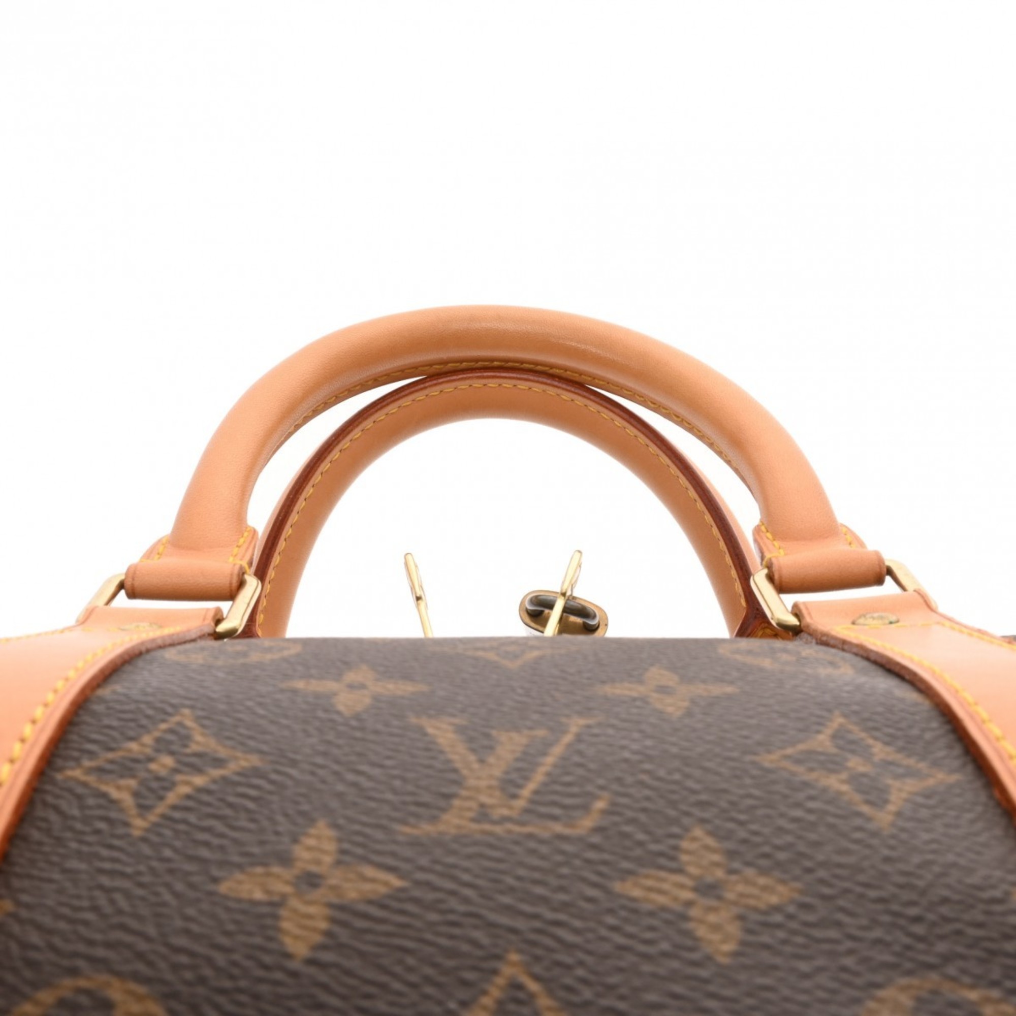 LOUIS VUITTON Louis Vuitton Monogram Keepall 55 Brown M41424 Unisex Canvas Boston Bag