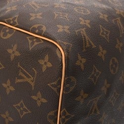 LOUIS VUITTON Louis Vuitton Monogram Keepall 55 Brown M41424 Unisex Canvas Boston Bag