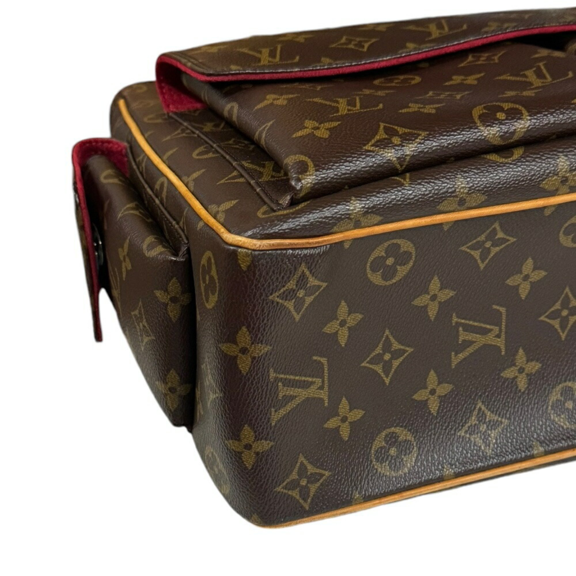 Louis Vuitton Multiple Cite Monogram Shoulder Bag Canvas M51162 Brown Women's LOUIS VUITTON