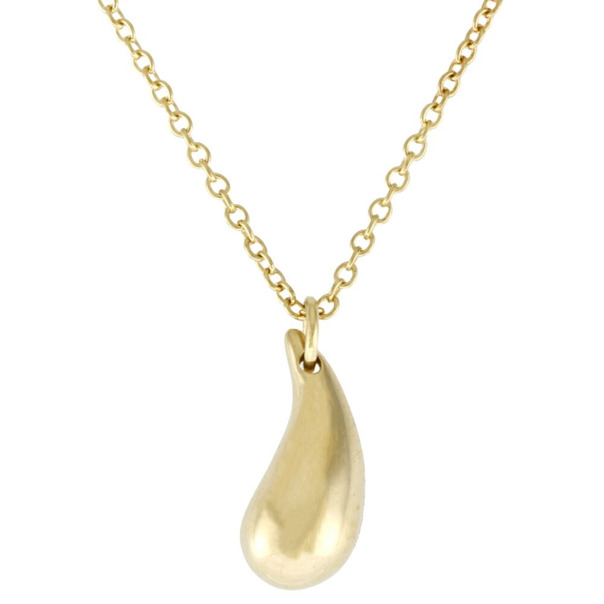 Tiffany teardrop necklace, 18k gold, women's, TIFFANY&Co.