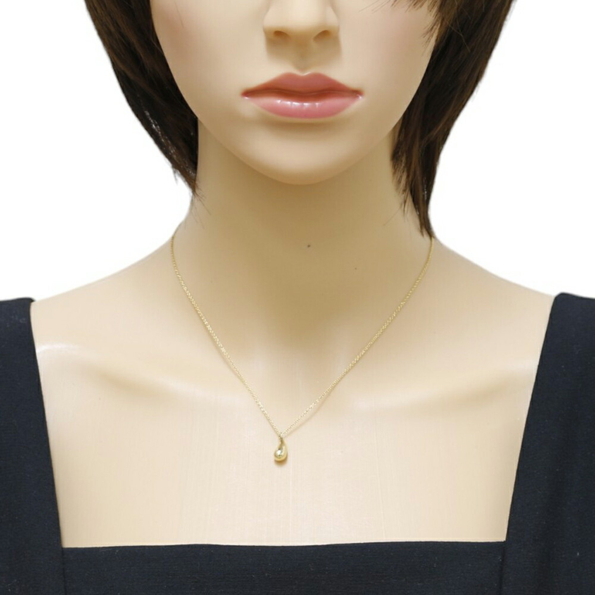 Tiffany teardrop necklace, 18k gold, women's, TIFFANY&Co.