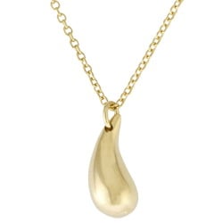 Tiffany teardrop necklace, 18k gold, women's, TIFFANY&Co.