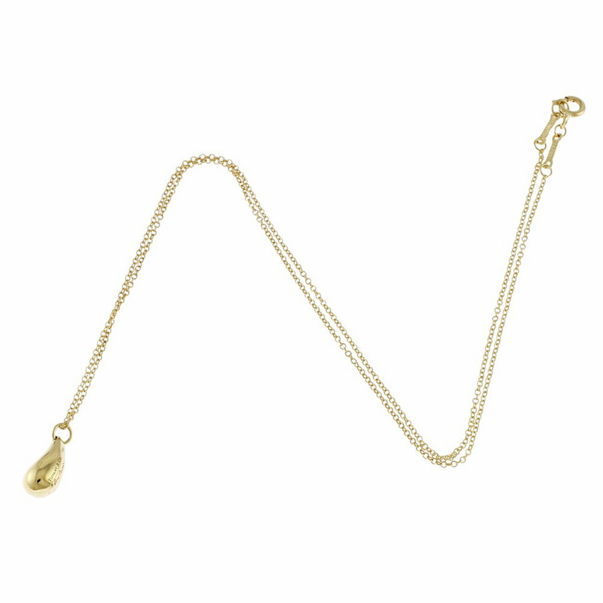 Tiffany teardrop necklace, 18k gold, women's, TIFFANY&Co.