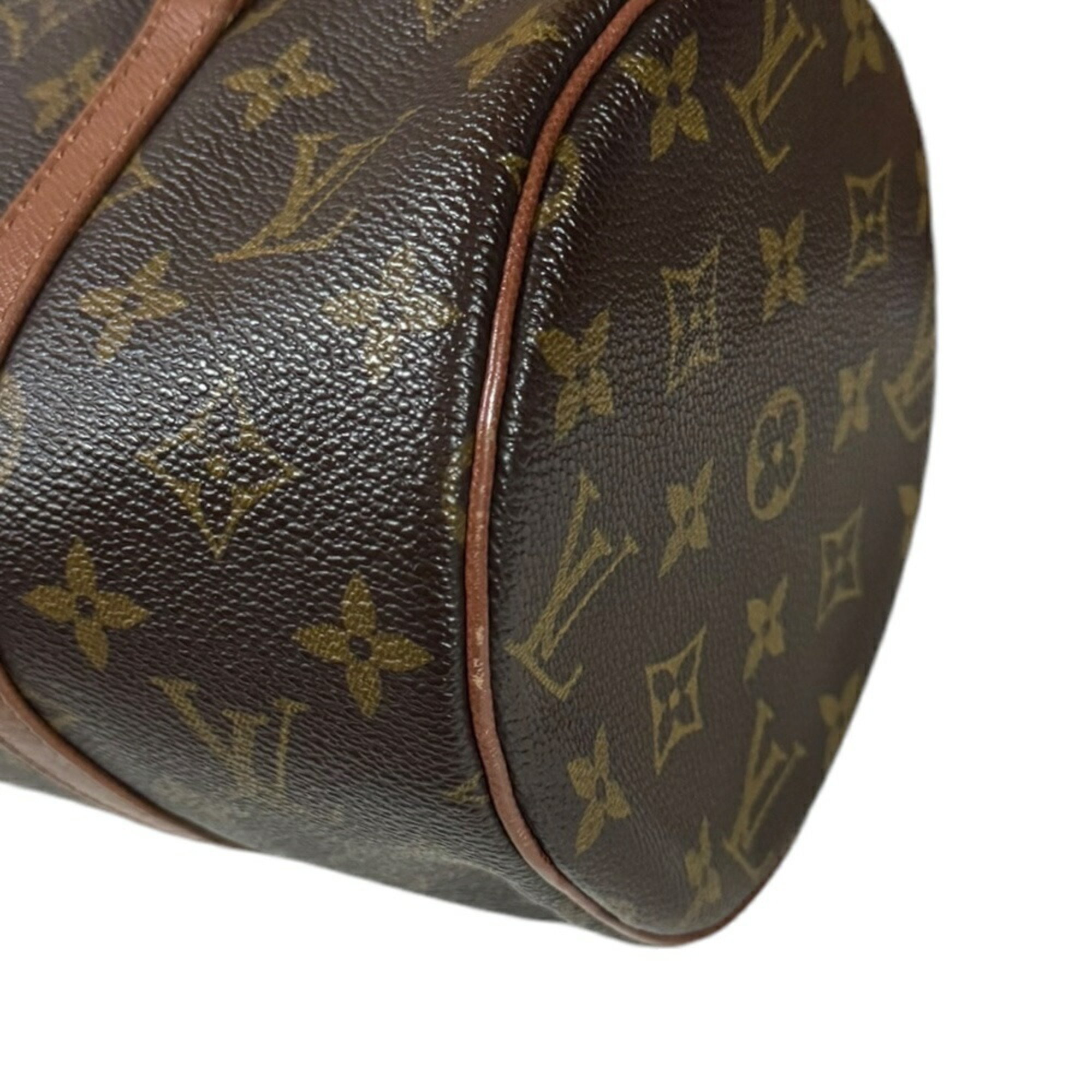 Louis Vuitton Papillon 30 Monogram Handbag Canvas M51385 Brown Women's LOUIS VUITTON