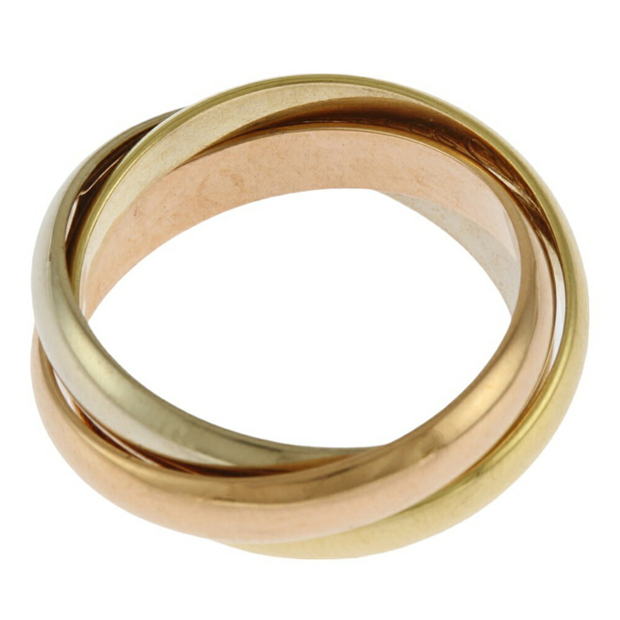 Cartier Trinity Ring, Size 12, 18k, Women's, CARTIER