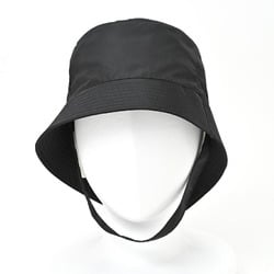 PRADA Re-Nylon Triangle Bucket Hat 2HC282 Nylon Black E-156652