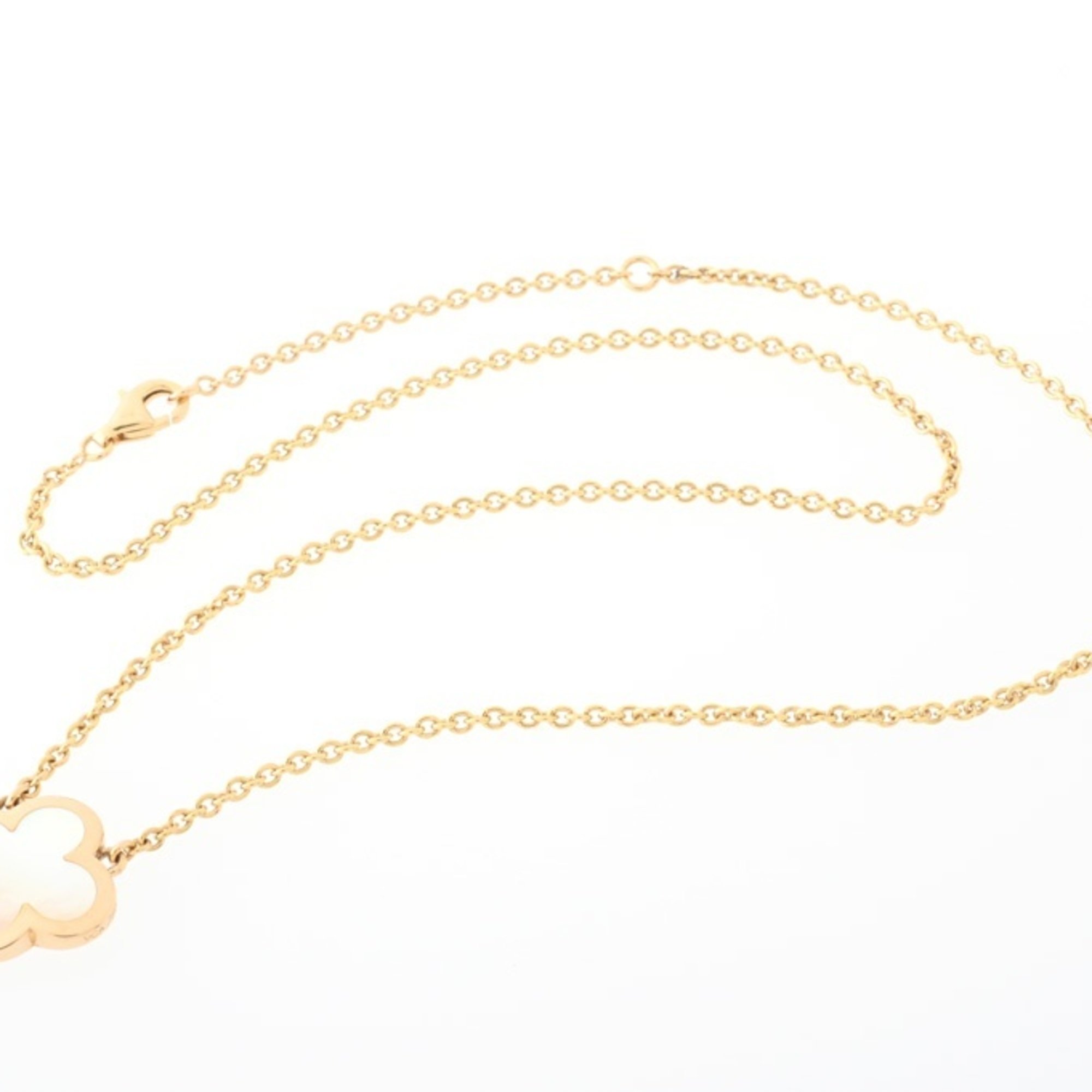 Van Cleef & Arpels Van Cleef & Arpeis Pure Alhambra Necklace K18YG Shell 42cm E-156292