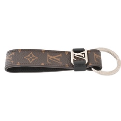 Louis Vuitton LOUIS VUITTON Keychain LV Dragonne M62709 Monogram Brown Silver S-156183