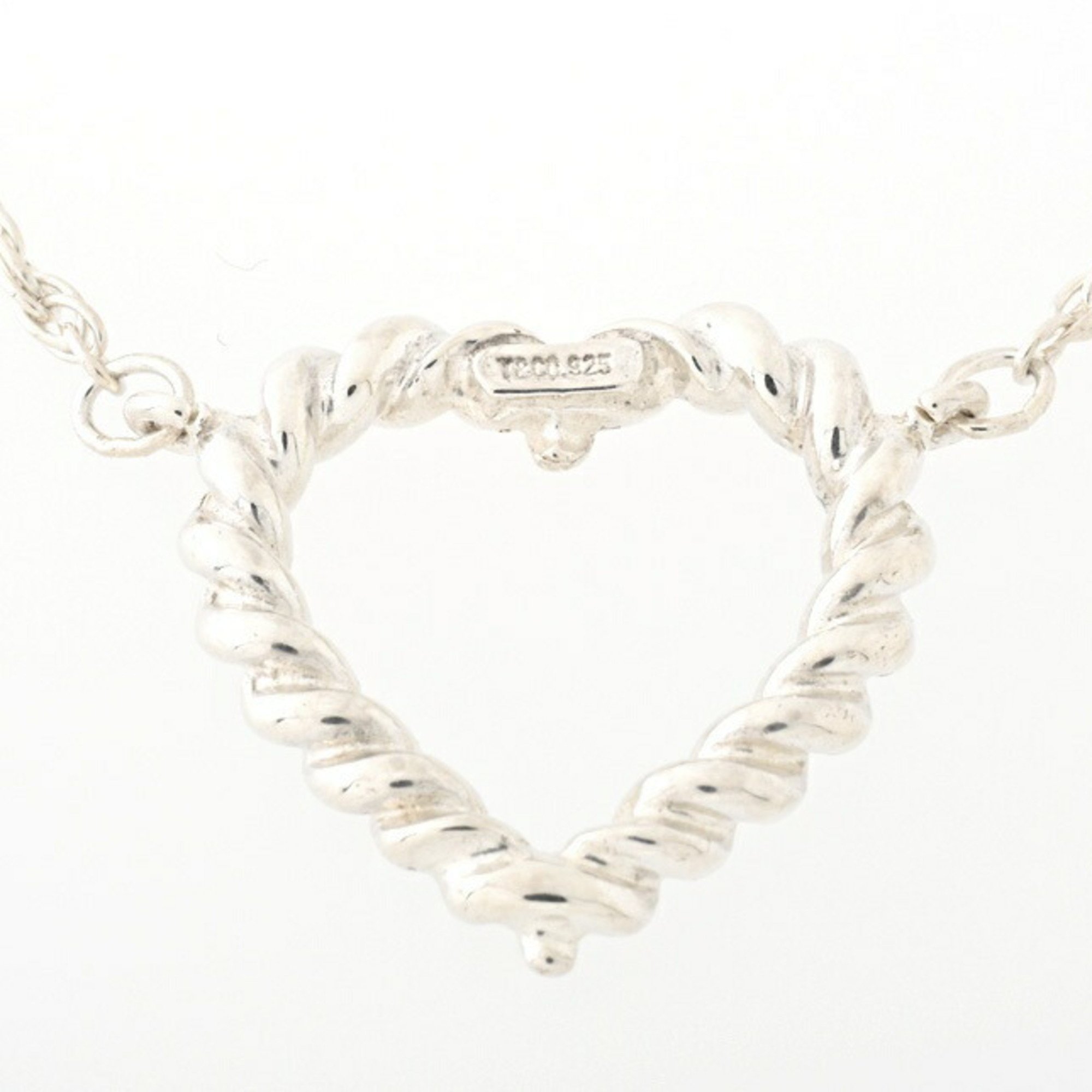 Tiffany Twisted Heart Necklace Sv.925 49.5cm A-156434