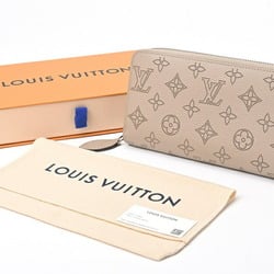 Louis Vuitton LOUIS VUITTON Zippy Wallet Round M69821 Monogram Mahina Galle (Greige) S-156665