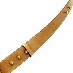 Prada Belt Rose Leather Hazel Camel Brown 1CS052 Size 80cm PRADA Waist Marker Women's VITELLO DECO NOCCIOLO TSK-12166