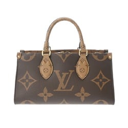 LOUIS VUITTON Louis Vuitton Monogram Reverse On the Go EW Shoulder Brown M46653 Women's Canvas Handbag