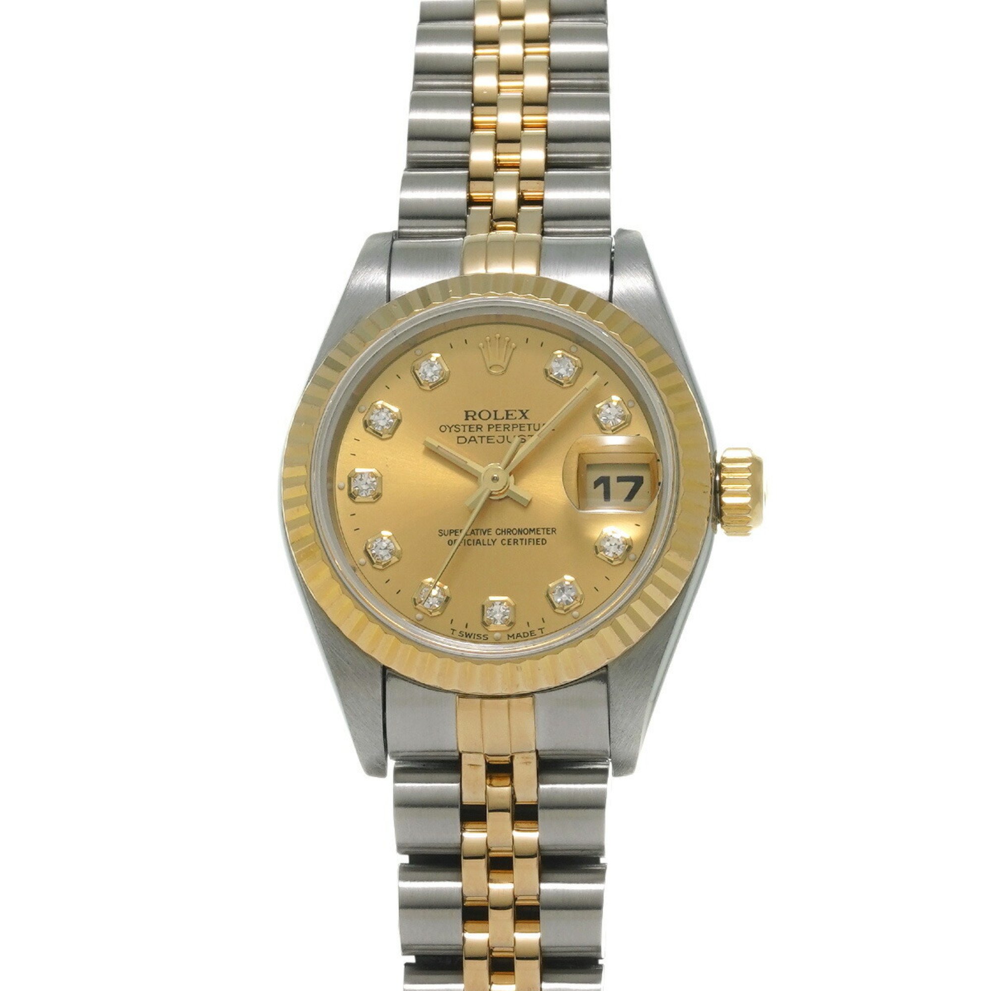 ROLEX Rolex Datejust 10P Diamond 69173G Ladies Watch Automatic