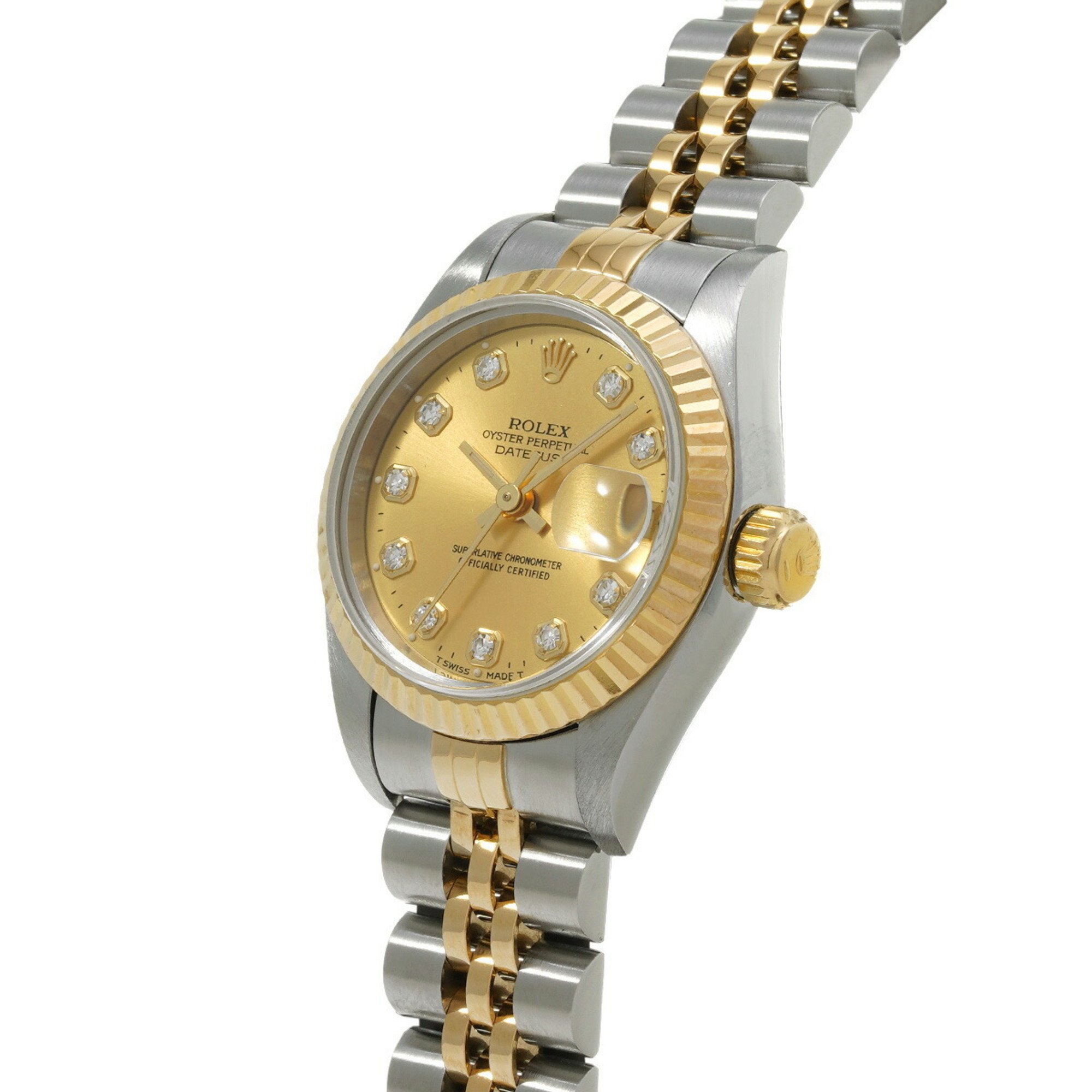 ROLEX Rolex Datejust 10P Diamond 69173G Ladies Watch Automatic