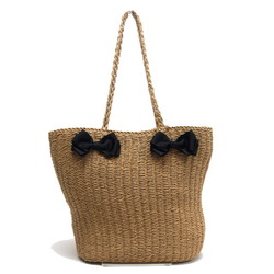 ANTEPRIMA/MIST RAFFIA RIBBON TOTE BAG