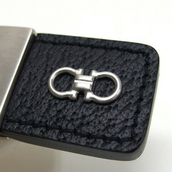 Salvatore Ferragamo Gancini double key ring tag motif