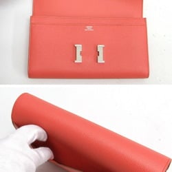 Hermes Constance Long Wallet Flap Rose Jaipur