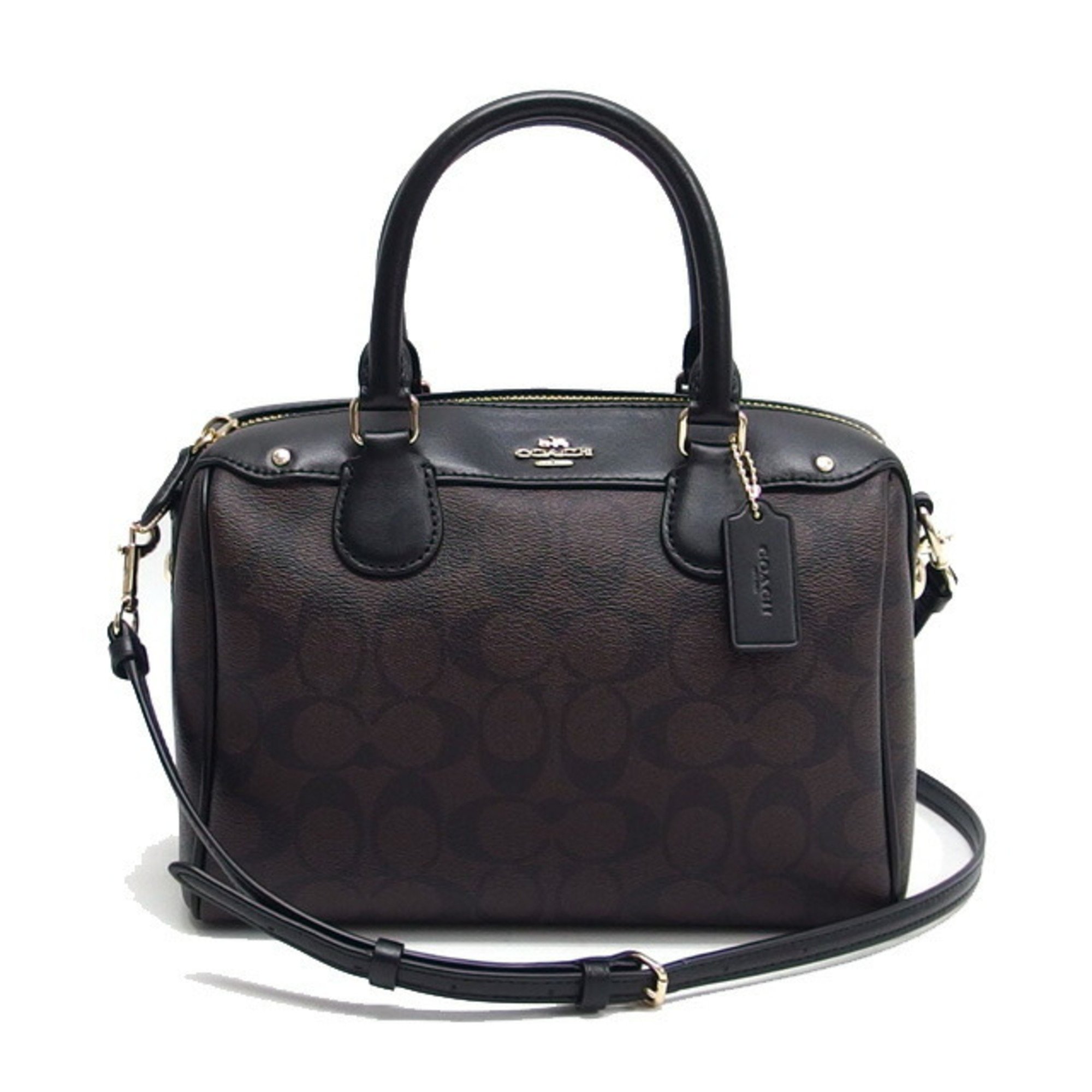 Coach Signature Bennett Satchel Boston Bag