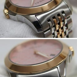 Gucci G Timeless Date Ladies Watch Pink Shell Dial