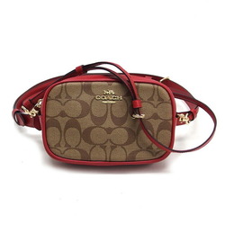 Coach Signature Convertible Belt Bag Oval