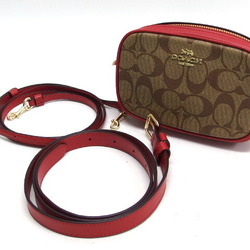 Coach Signature Convertible Belt Bag Oval