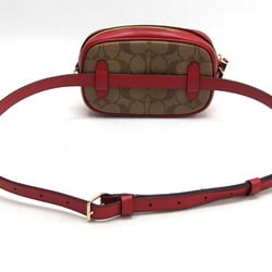 Coach Signature Convertible Belt Bag Oval