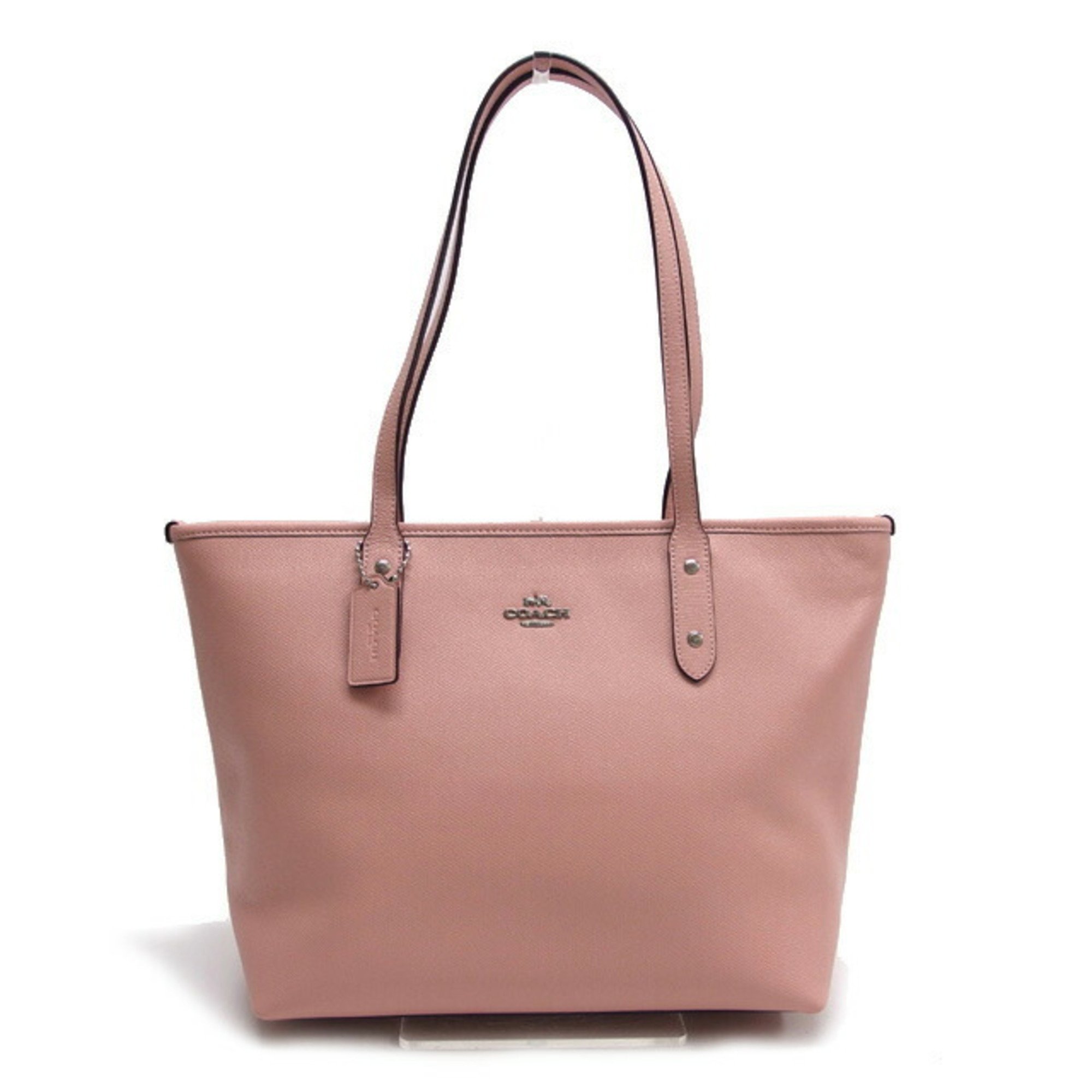 Coach City Zip Tote in Light Pink Leather